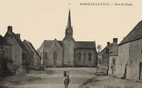 Marcillé-la-Ville - La Place de L'Eglise